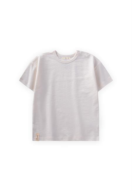 Basic T-Shırt 1-10 Yaş arası Kırık Beyaz