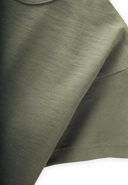 Basic T-Shırt 1-10 Yaş Olive