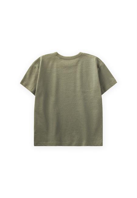 Basic T-Shırt 1-10 Yaş Olive