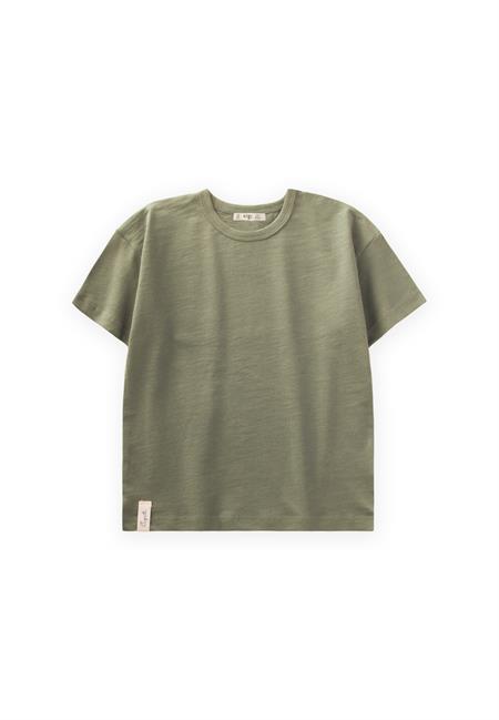 Basic T-Shırt 1-10 Yaş Olive