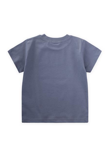 55 Baskılı T-Shırt 2-7 Yaş İndigo Mavi