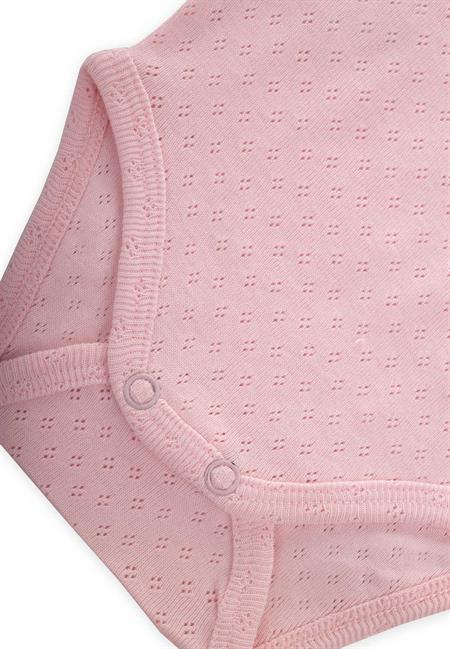 Klimalı Askılı Zıbın 0-3 Yaş PEMBE