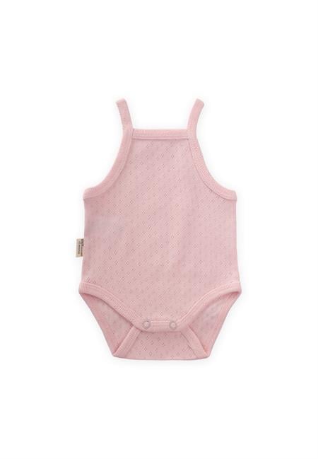 Klimalı Askılı Zıbın 0-3 Yaş PEMBE