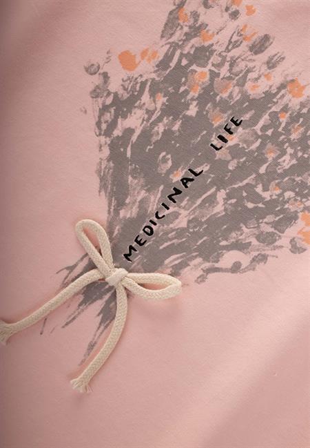 Çiçek Baskılı T-Shırt 8-12 Yaş Pudra Pembe