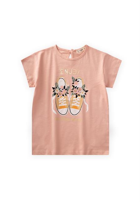 Baskılı T-Shırt 8-12 Yaş Yavruağzı