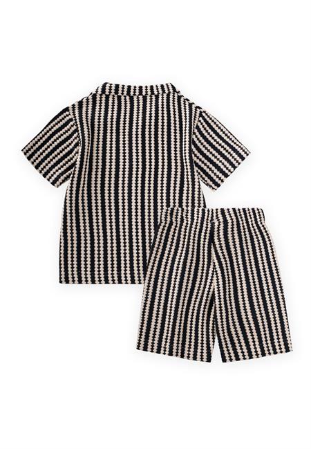 Retro Gömlek Takım 2-8 Yaş Lacivert