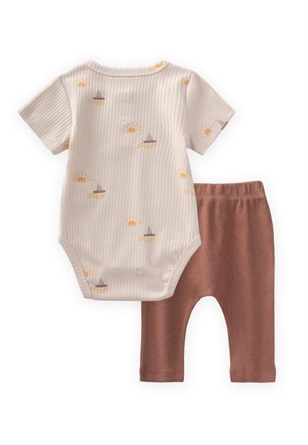 Desenli Zıbın Takım 0-3 Yaş Yelken Desen