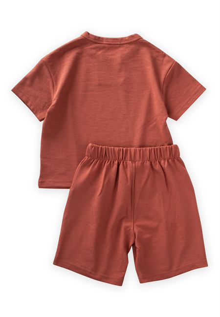 V Yakalı Kapri Takım 2-7 Yaş Kiremit