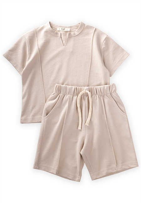 V Yakalı Kapri Takım 2-7 Yaş A.Bej