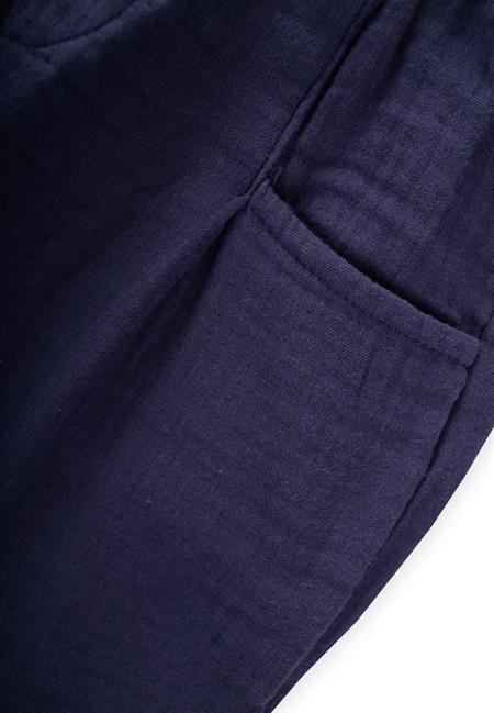 Organik Müslin Pantolon 2-10 Yaş Lacivert