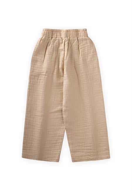 Organik Müslin Pantolon 2-10 Yaş Bej