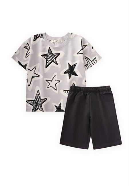 Yıldız Desenli Kaprili Takım 2-8 Yaş Taş