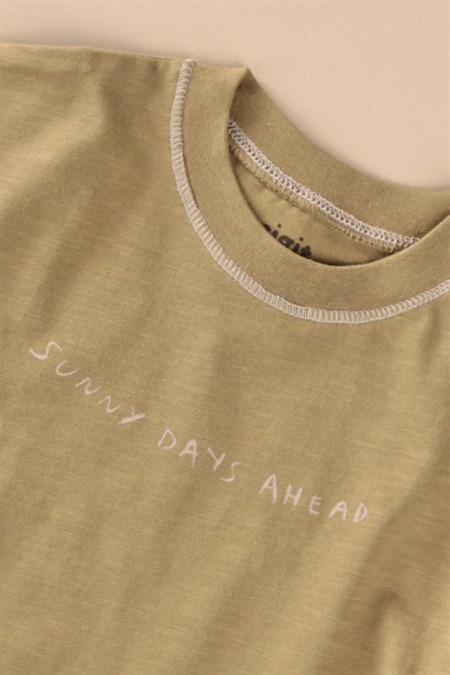 Pantolonlu T-Shirt Takım 2-10 Yaş Olive