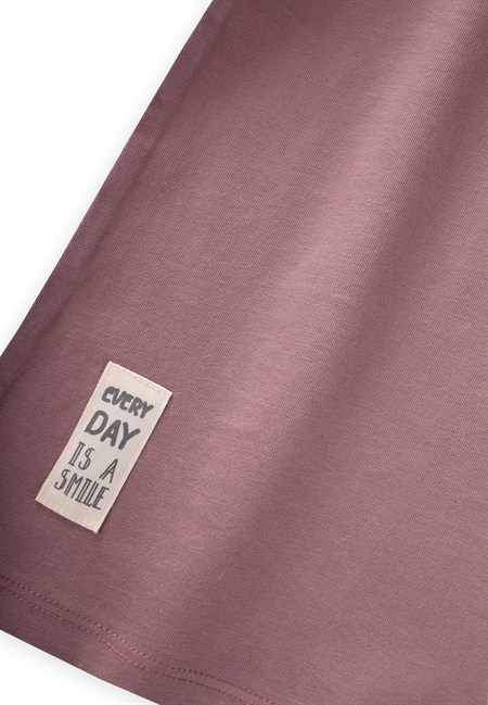 Etiketli Tunik 4-12 Yaş Bakır