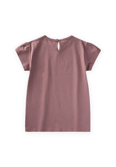 Etiketli Tunik 4-12 Yaş Bakır