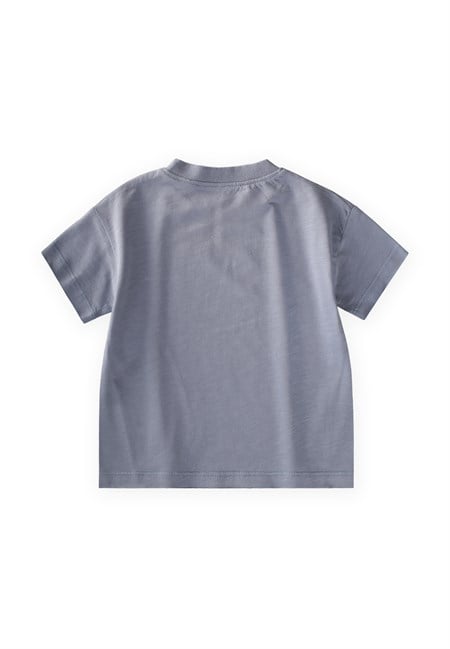 T-Shirt 1-8 Yaş Pastel Mavi
