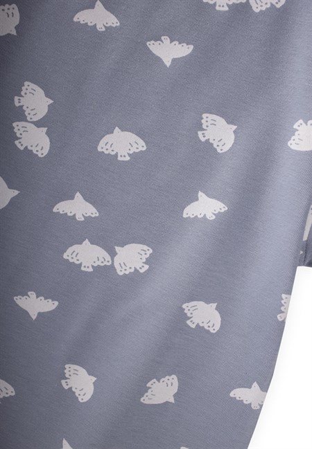 Taytlı T-Shirt Takım 1-7 Yaş Mavi