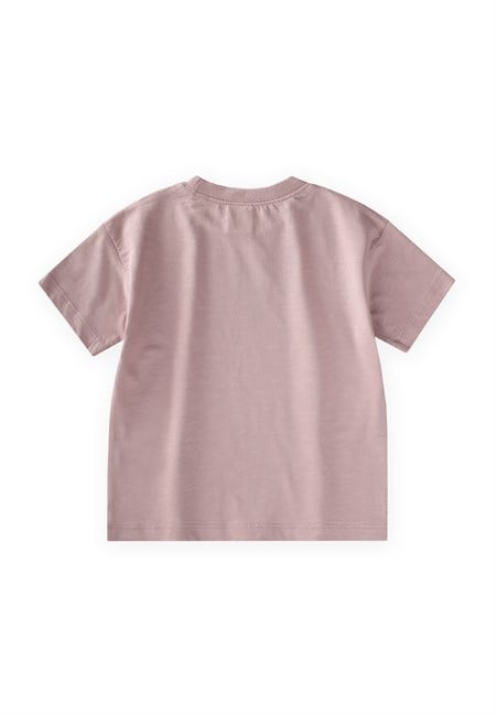 Slogan Baskılı T-Shirt 2-10 Yaş LEYLAK