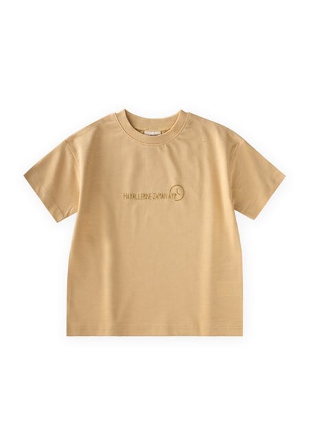 Slogan Baskılı T-Shirt 2-10 Yaş Sundres