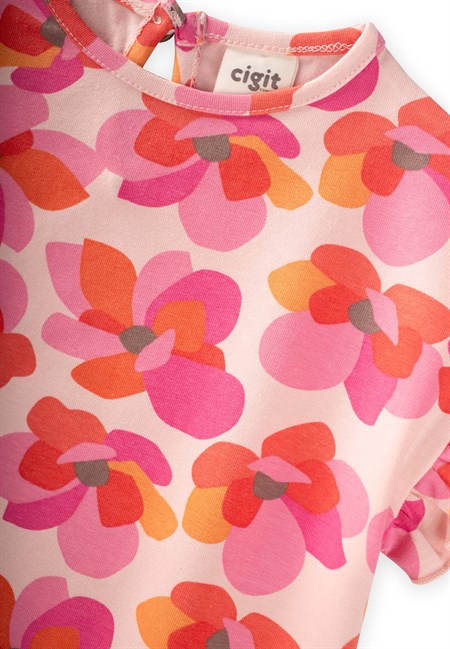 T-Shirt Takım 1-8 Yaş Pudra Pembe