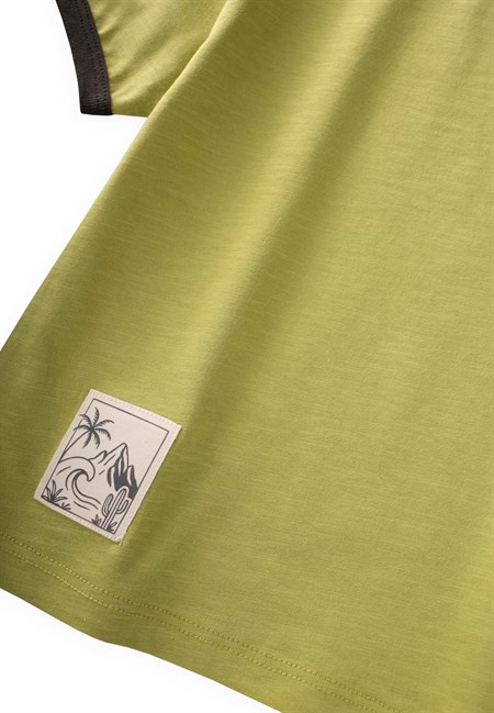 Kaprili T-Shirt Takım 2-10 Yaş Lime