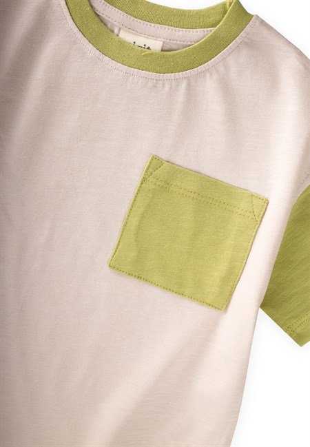 Kaprili T-Shirt Takım 2-10 Yaş KUM