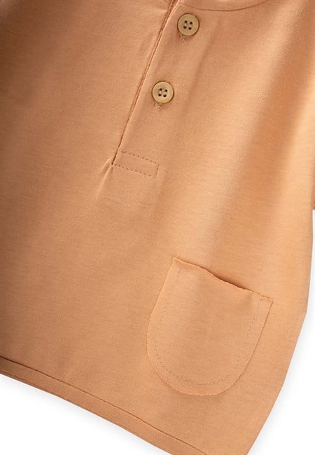 Şortlu T-Shirt Takım 0-2 Yaş Oranj
