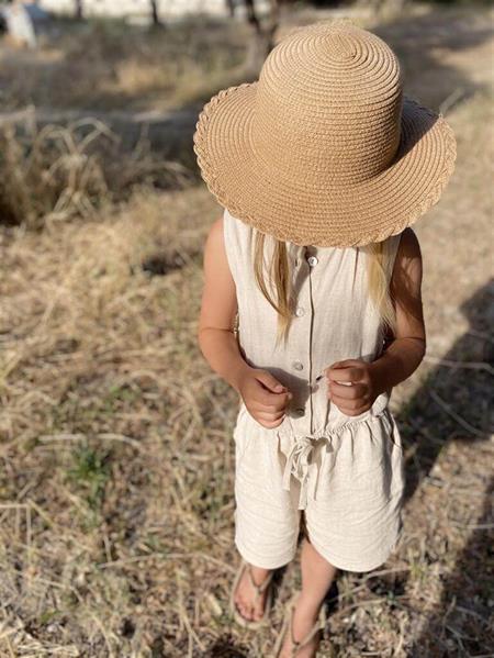 Sarh Keten Kolsuz Tulum 2-6 Naturel