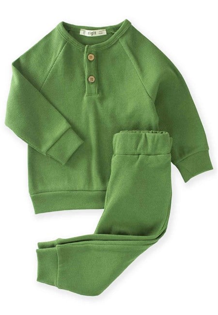 Reglan Kol Patlı  Basıc Takım 1-8 Yaş Yağ Yeşili