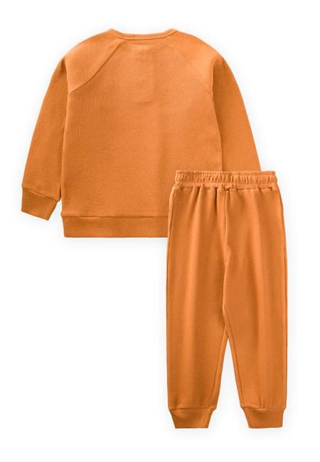 Reglan Kol Patlı Erkek Basıc Takım 1-8 Yaş Turuncu