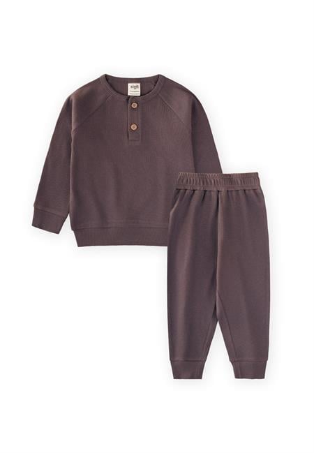 R. Kol Patlı  Basıc Takım 1-8 Yaş KAHVERENGİ