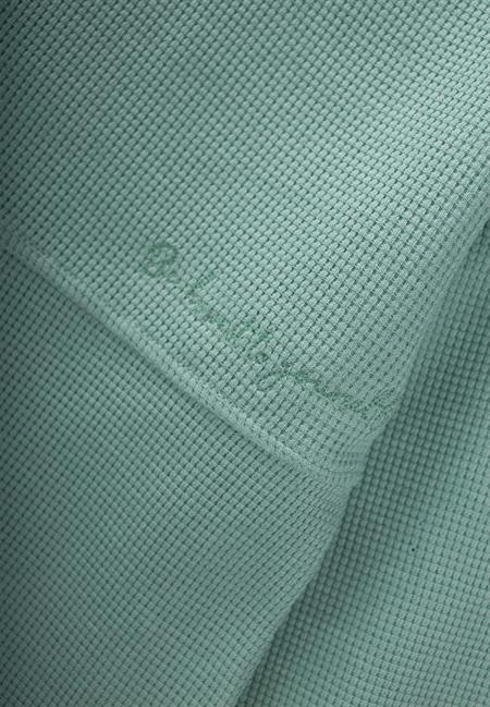 Oversize Waffle Mevsimlik T-Shirt 2-14 Yaş Yeşil