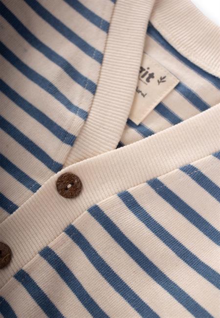 Çizgili Hırka 2-10 Yaş İndigo Mavi