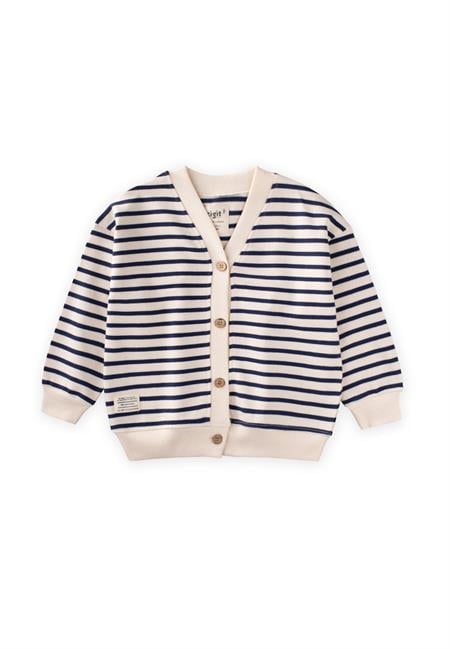 Çizgili Hırka 2-10 Yaş Lacivert