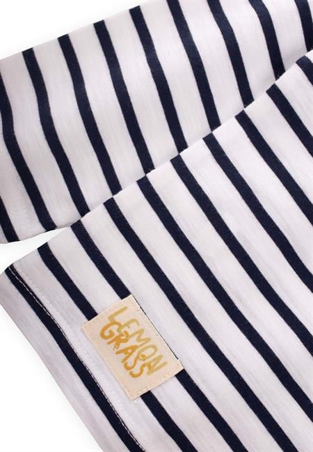 Çizgili Mevsimlik T-Shırt 1-10 Yaş Siyah Çizgili