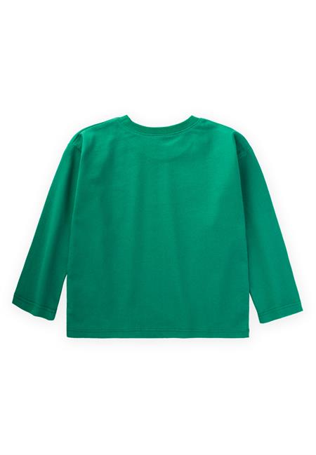 Etiket Detaylı Mevsimlik T-Shırt 2-10 Yaş YEŞİL