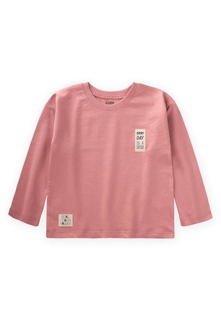 Etiket Detaylı Mevsimlik T-Shırt 2-10 Yaş K PEMBE