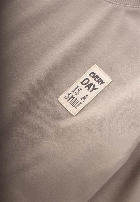 Etiket Detaylı Mevsimlik T-Shırt 2-10 Yaş S VİZON