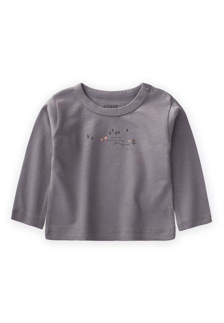 Baskılı Mevsimlik T-Shırt 0-4 Yaş GRİ