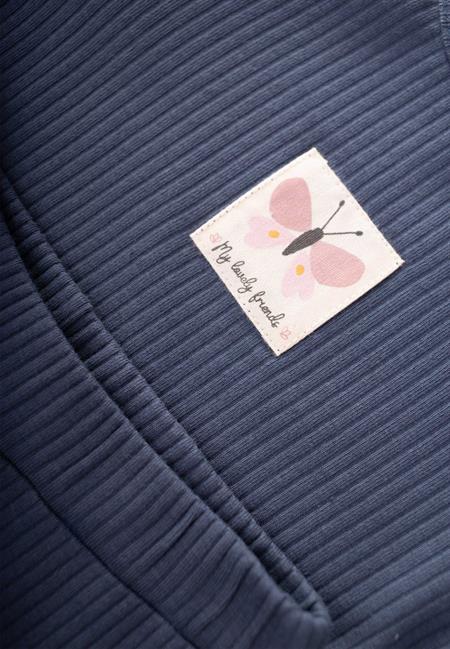 Etiket Detaylı Mevsimlik Kız Takım 1-10 Yaş LACİVERT