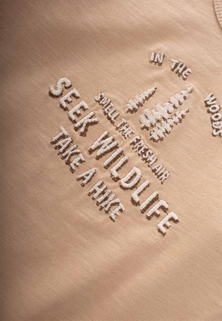 Seek Wıldlıfe Nakışlı Mevsimlik T-Shırt 1-7 Yaş Bej