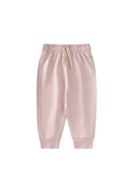 Mevsimlik Basic Eşofman 1-10 Yaş Pudra Pembe