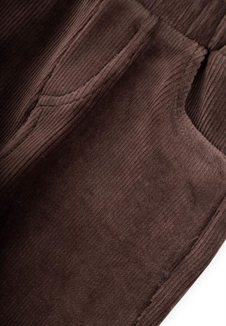 Fitilli Kadife Pantolon 1-8 Yaş Kahverengi