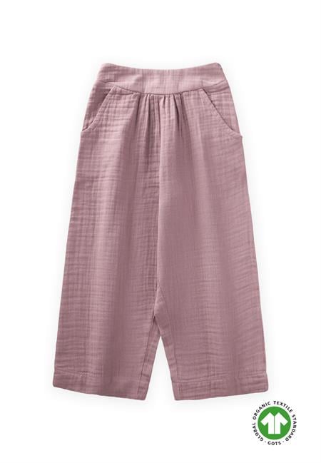 Organik Müslin Pantolon 2-8 Yaş Leylak