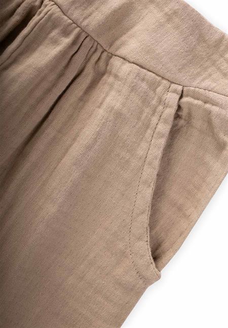 Organik Müslin Pantolon 2-8 Yaş S Vizon