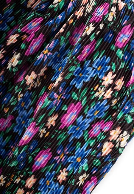 Piliseli Dökümlü Pantolon 3-10 Yaş Çiçek Desen