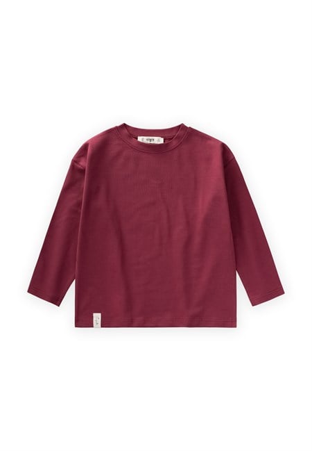 Mevsimlik Basic T-Shırt 2-10 Yaş Bordo