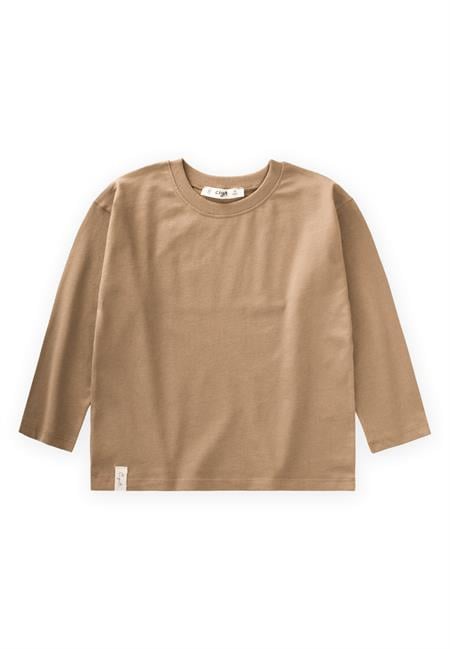 Mevsimlik Basic T-Shırt 2-10 Yaş Camel