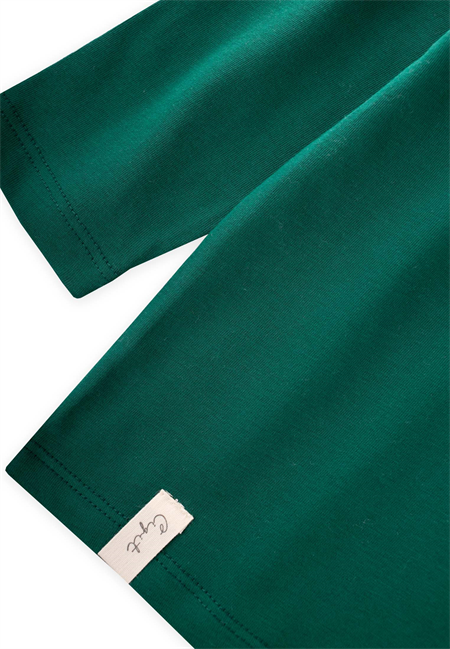 Mevsimlik Basic T-Shırt 2-10 Yaş ZÜMRÜT YEŞİLİ