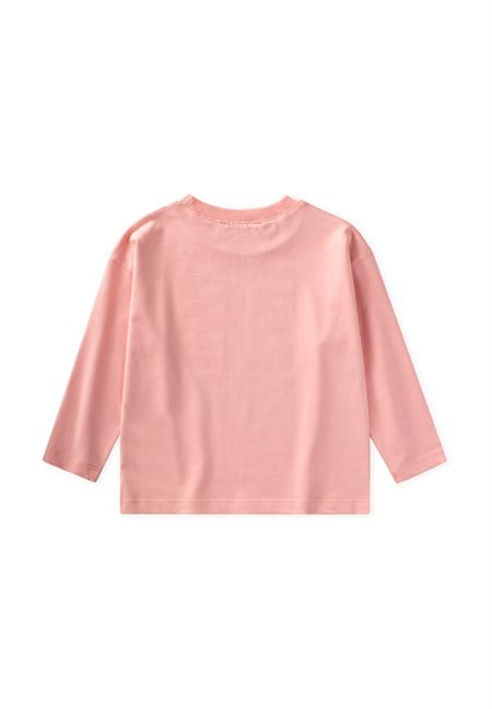Mevsimlik Basic T-Shırt 2-10 Yaş Ş PEMBE